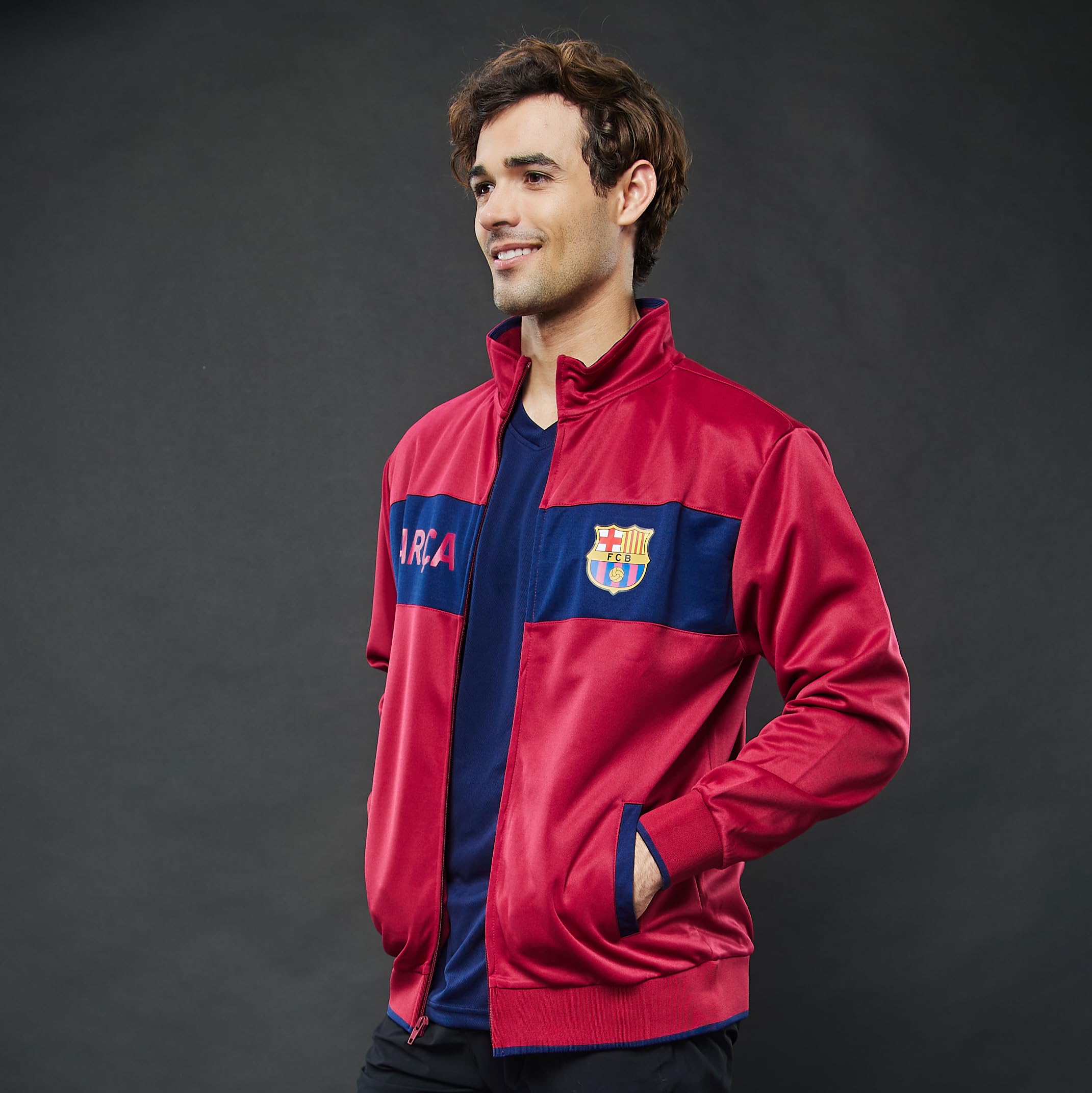 Official FC Barcelona Soccer Fan Pack - 5-Piece Set with Bag, Scarf, Jacket & Shirts | Licensed Merchandise for Soccer Games, Travel & Fan Support