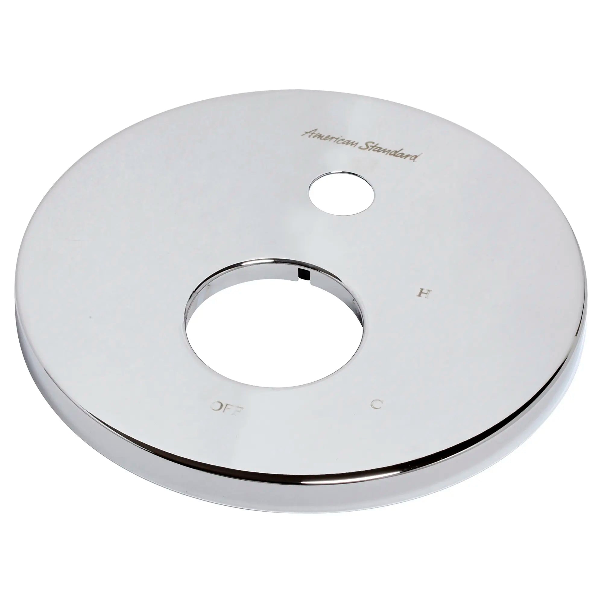 Stainless Steel Escutcheon Plate with Diverter - Bathroom Faucet Hole Cover for Wall Mounted Sink - Perfect for Home Renovation and Plumbing Repair Projects