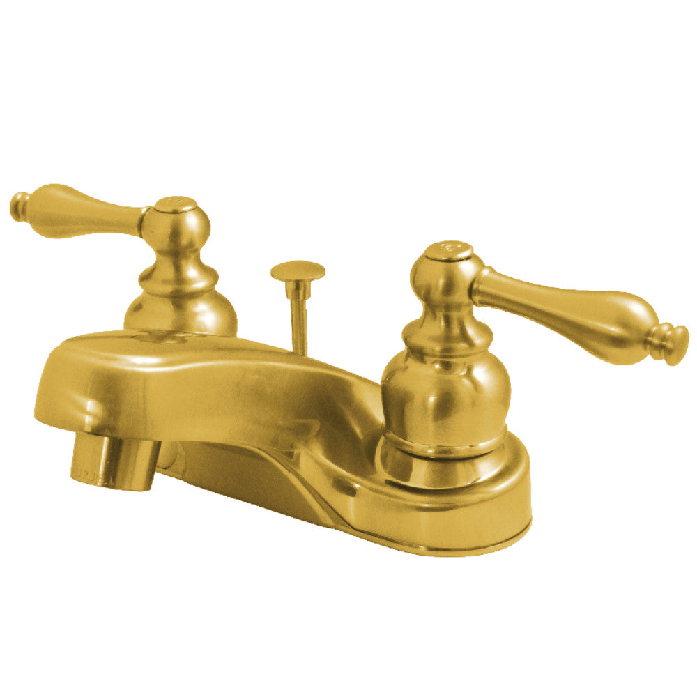 Kingston Brass KB252AL 4-Inch Centerset Bathroom Faucet - Chrome Finish, Single Handle, Water-Saving Design for Vanity Sinks (Perfect for Home, Hotel, and Office Bathroom Renovation)
