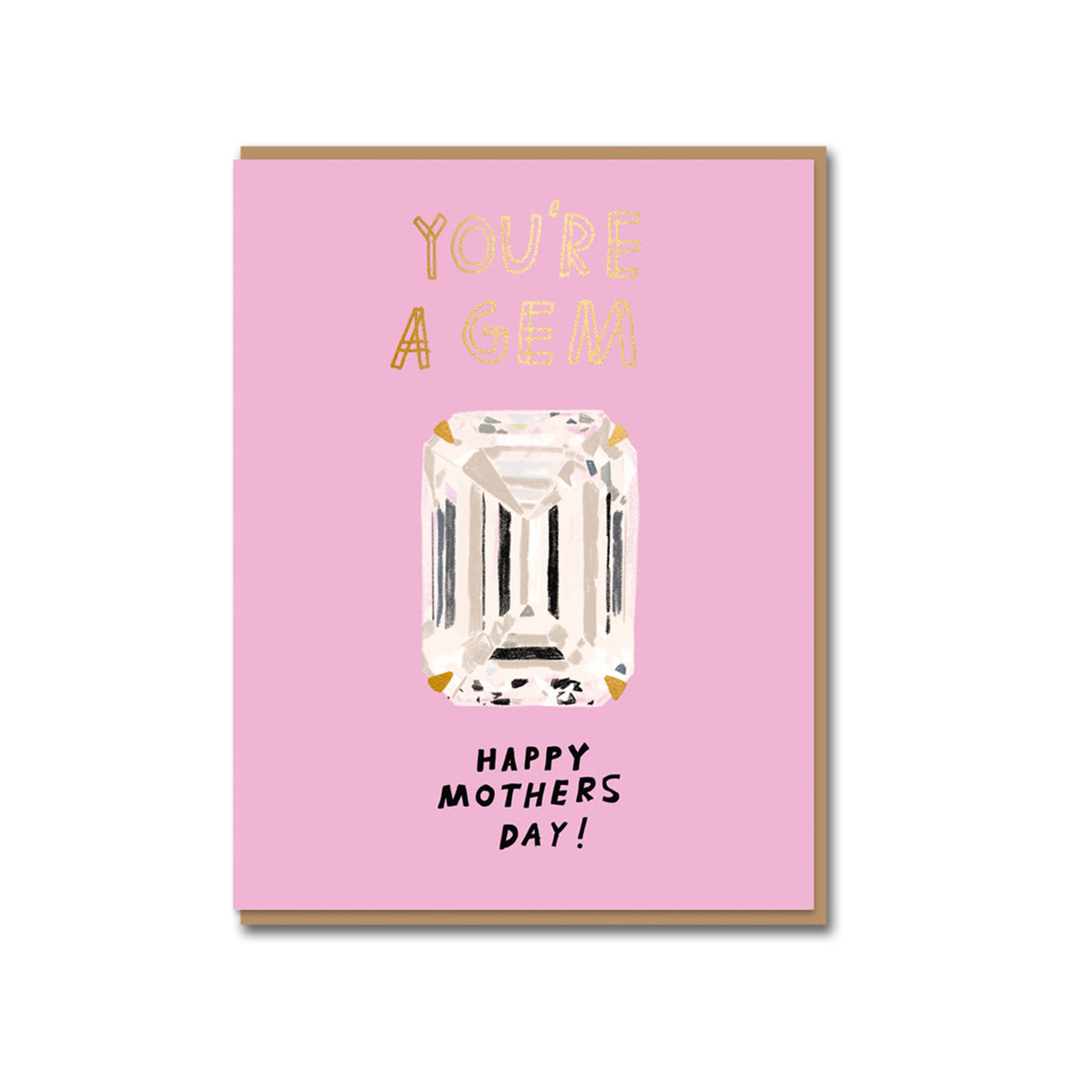 Beautiful Gemstone Mother's Day Greeting Card - Perfect for Mom's Birthday, Anniversary & Special Occasions