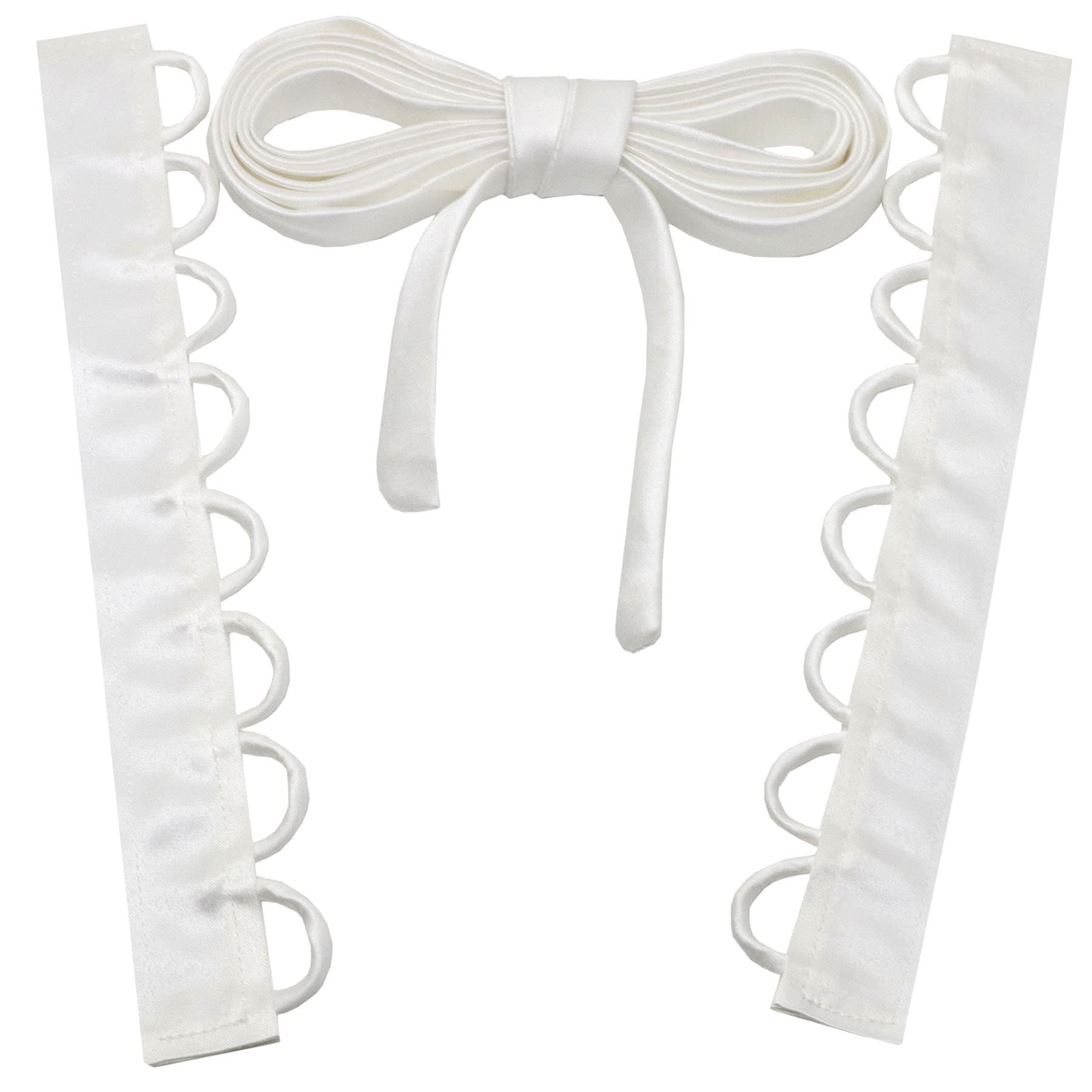 Adjustable Satin Corset Back Kit Replacement - Wedding Dress Lace Up Loops for Prom, Bridal Gowns & Formal Dresses | Perfect for DIY Dress Alterations & Costume Adjustments