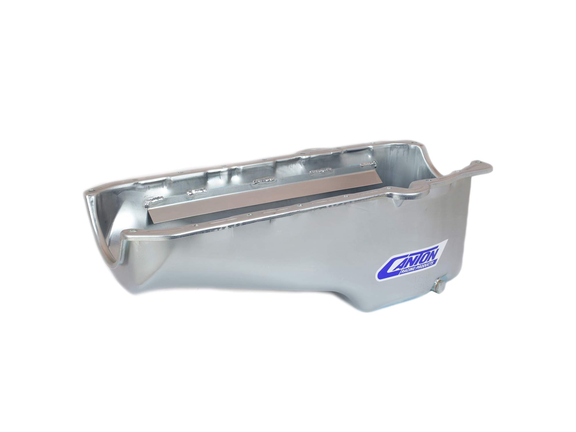 Canton Racing Products 11-200 Small Block Chevy Oil Pan - Stock Appearing Circle Track Performance Oil Pan for Racing & High-Performance Engines | Ideal for Track Days, Drag Racing & Engine Builds