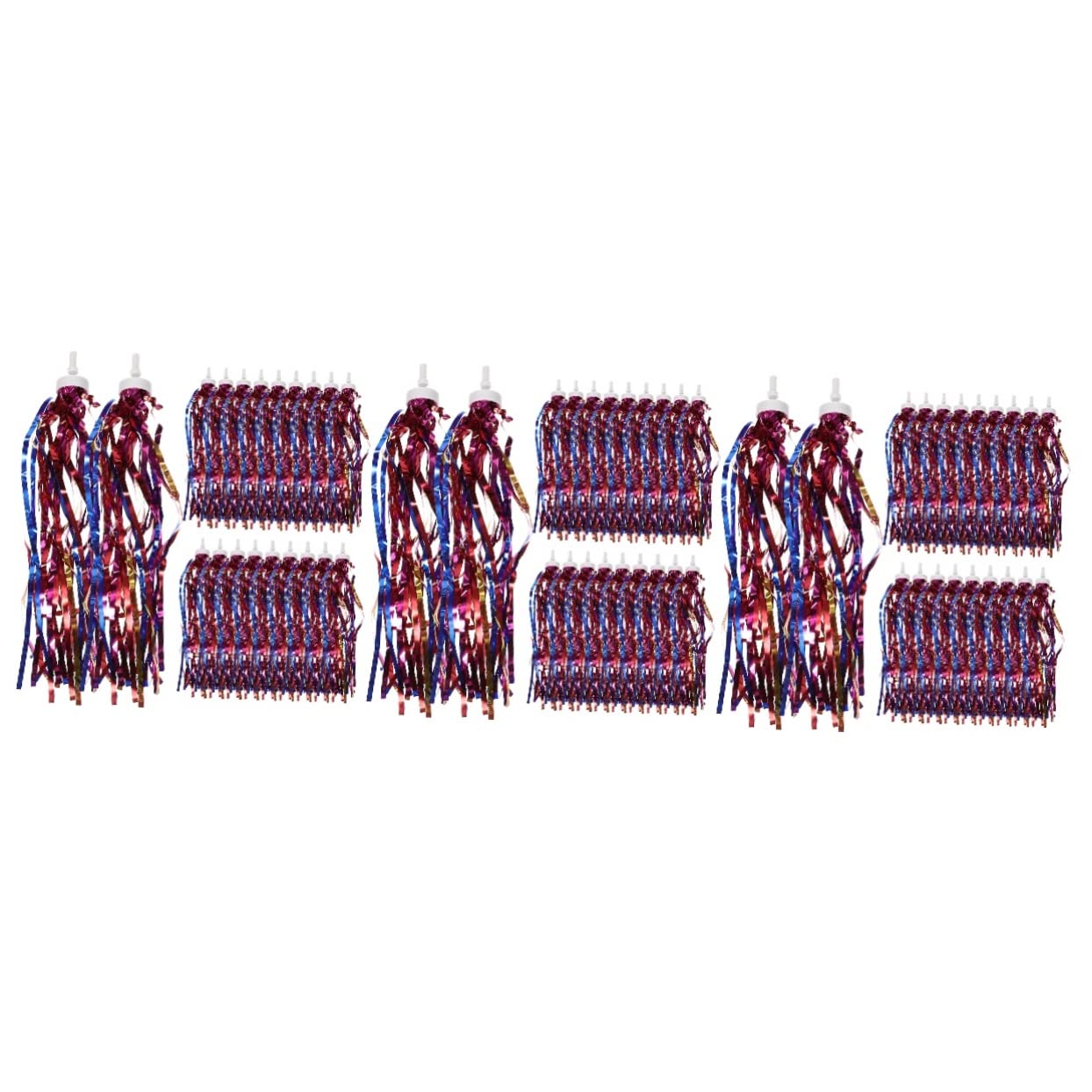 40 Pcs Colorful Bike Streamer Scooter Grips for Kids - Fun Tassel Decorations for Girls' Bicycles & Scooters - Perfect for Birthday Gifts, Bike Parades and Outdoor Play