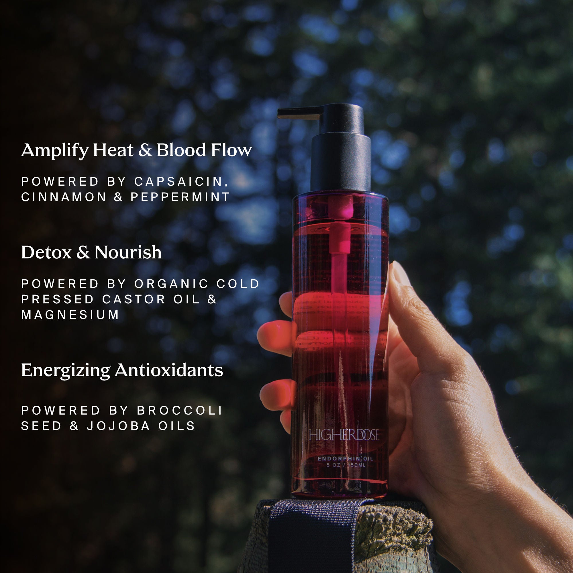 Higherdose Endorphin Oil - Natural Stress Relief & Mood Booster for Massage, Aromatherapy & Self-Care Rituals