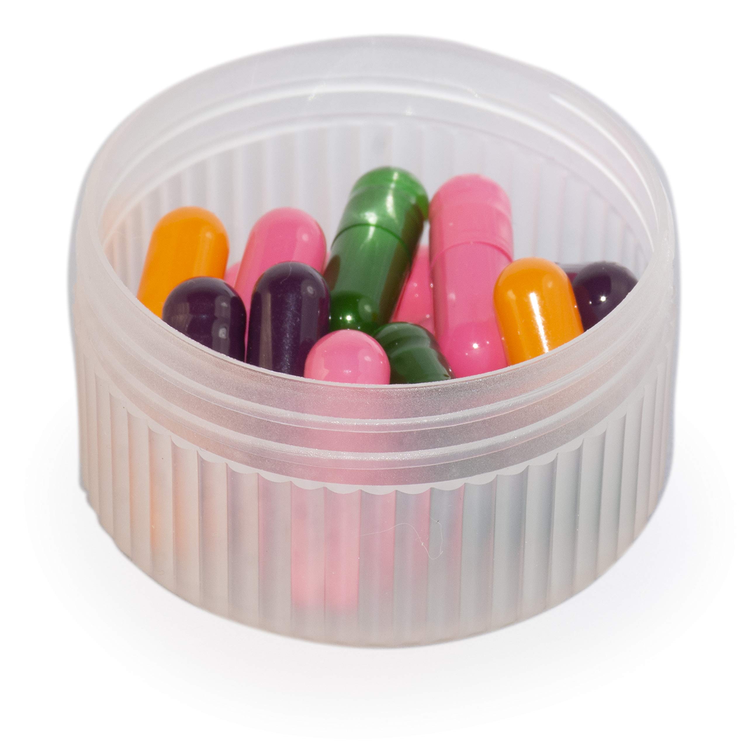 TSA Approved Travel Jars (2-Pack) - Leak-Proof Plastic Cosmetic Containers for Toiletries | Perfect for Air Travel, Camping & Gym Essentials