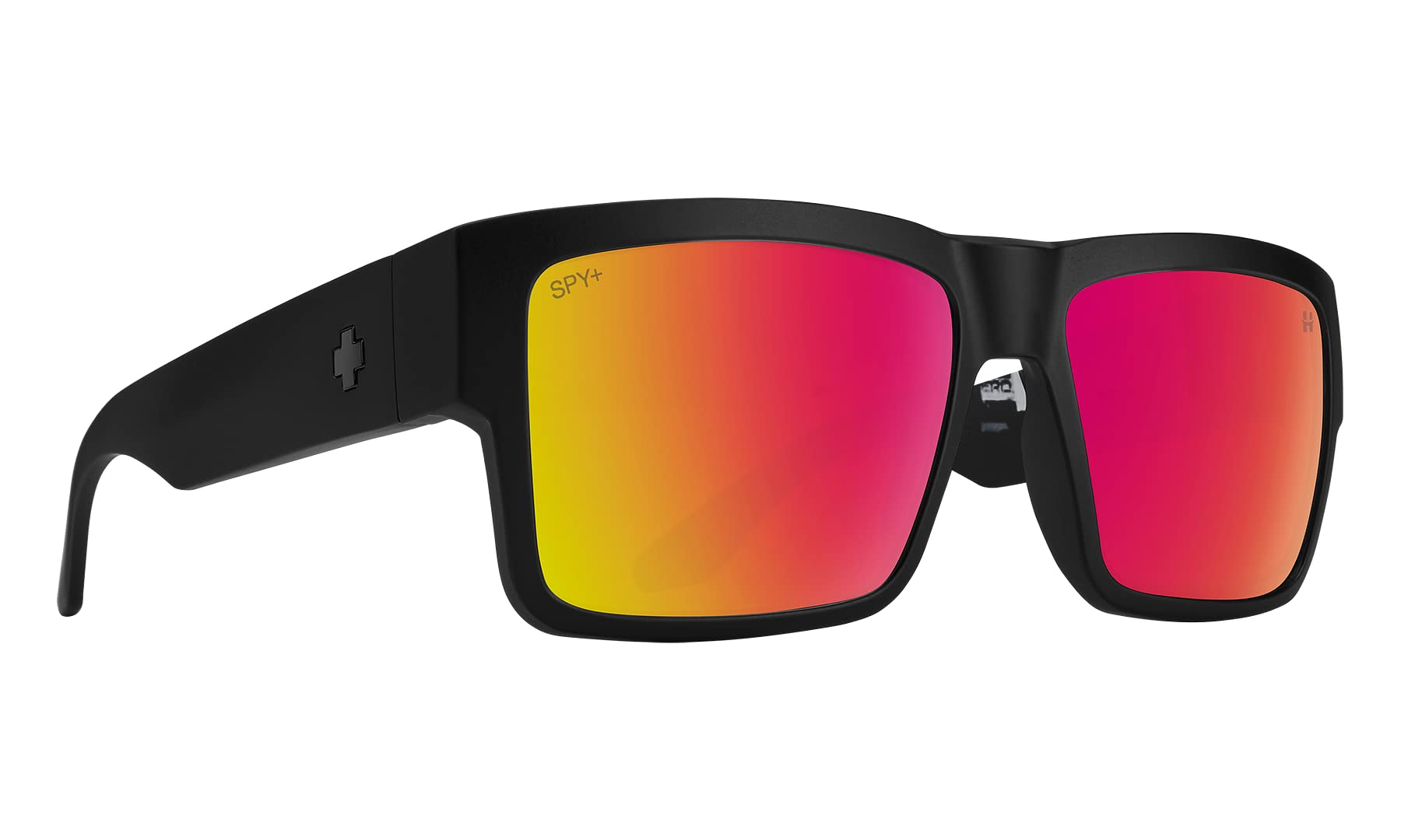SPY Optic Cyrus Square Sunglasses with Color & Contrast Enhancing Lenses - UV Protection for Outdoor Sports & Driving