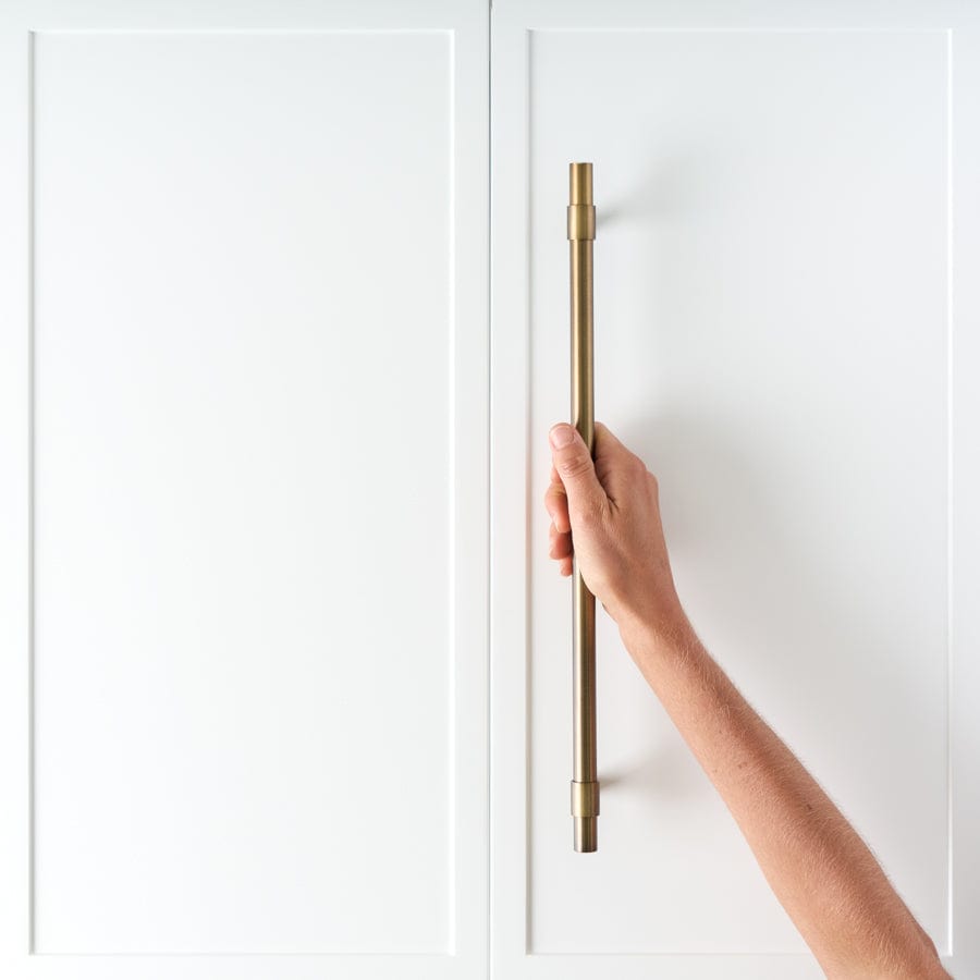 400mm Antique Brass Cabinet Pull - Vintage Style Drawer Handle for Kitchen, Bathroom & Furniture - Perfect for Home Renovation & DIY Projects