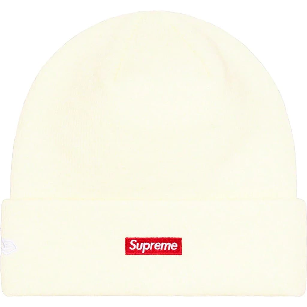 Supreme x New Era S Logo Beanie - Winter Knit Hat for Men & Women - Warm Fleece Lined Skull Cap - Perfect for Snowboarding, Skiing & Cold Weather Fashion