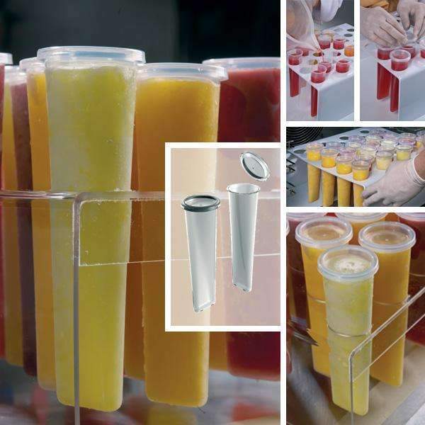 Premium Ice Tube Molds for Cocktails & Beverages - BPA-Free Silicone Ice Stick Trays - Perfect for Bartending, Party Drinks & Home Entertaining (Set of 2)