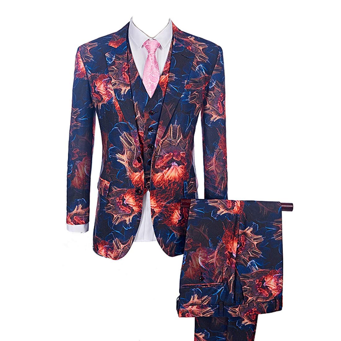 Custom Made Prom Suits for Men 2023 - Groom Tuxedos & Wedding Suits 3-Piece Set (AB004) - Perfect for Prom, Weddings & Formal Events