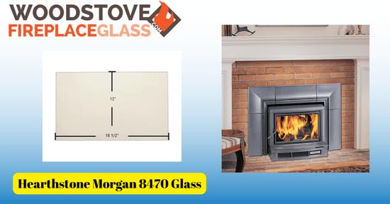 Morgan 8470 Wood Stove Glass Replacement - 18.5