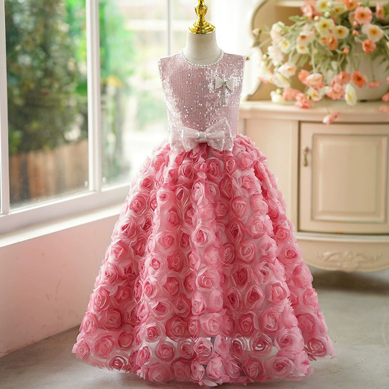 Adorable Baby Girl Pageant Dress for Toddlers - Elegant Princess Birthday Party Gown | Perfect for Pageants, Photo Shoots & Special Occasions