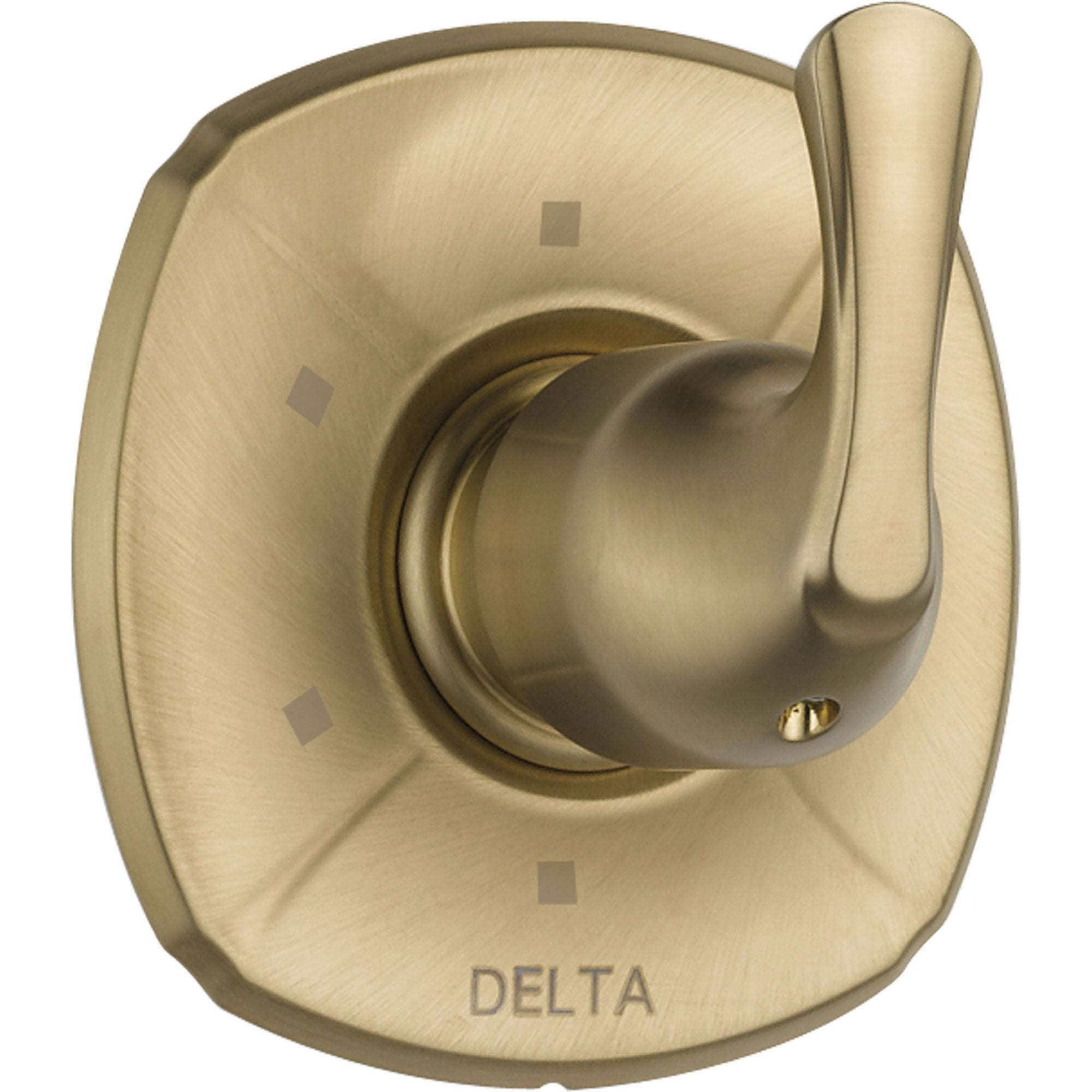 Delta Addison 6-Setting Champagne Bronze Shower Diverter with Valve D168V - Perfect for Bathroom Renovations & Luxury Spa Experience