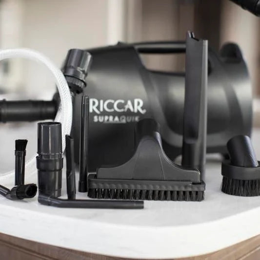 Riccar SupraQuick RSQ1 Lightweight Canister Vacuum Cleaner - Powerful Suction, Portable Design for Home, Office & Car Cleaning