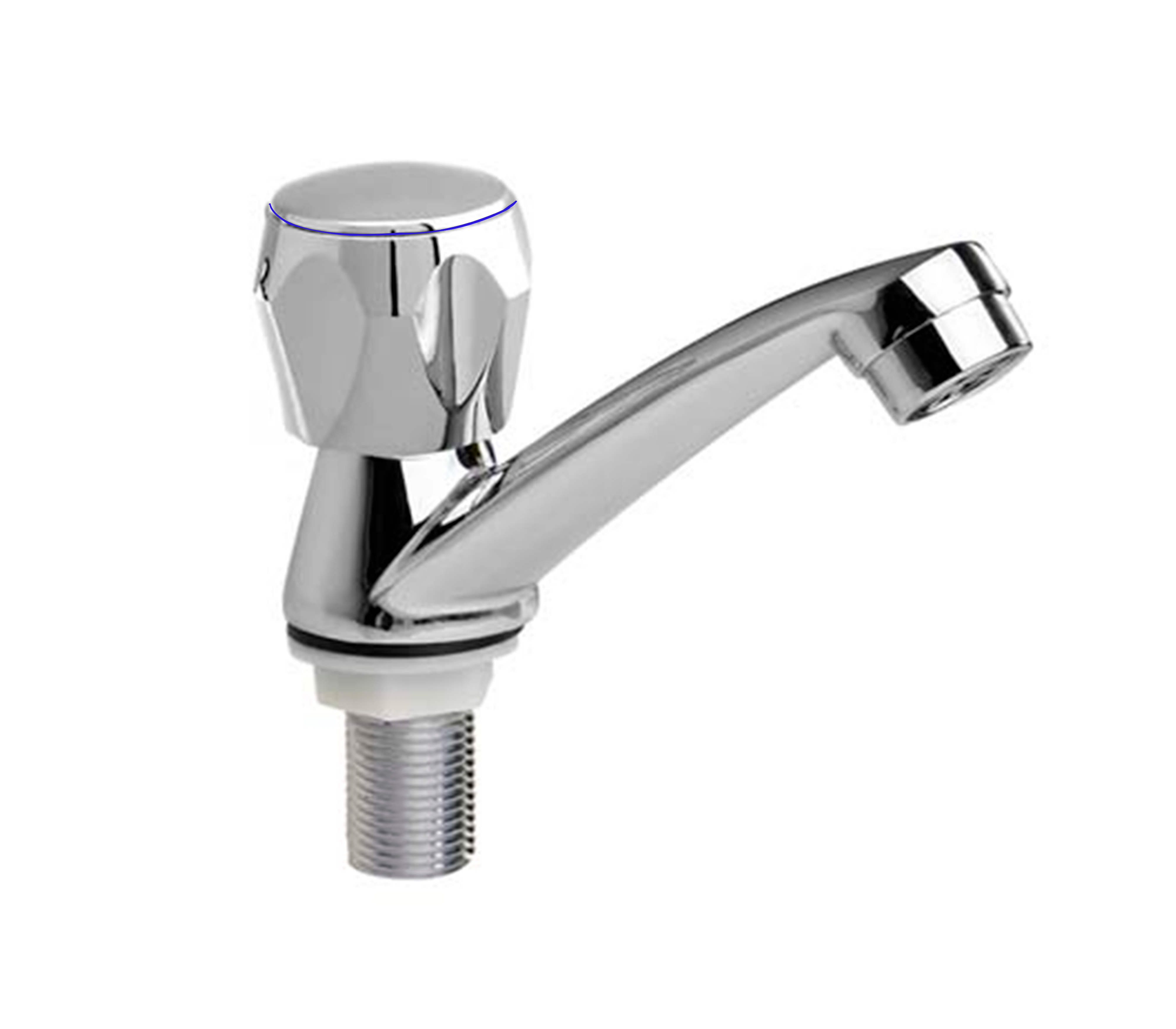 Tucson Run Single Handle Bathroom Sink Faucet - Brushed Nickel Metal Finish for Modern Vanities & Powder Rooms | Perfect for Home, Hotel & Office Bathrooms