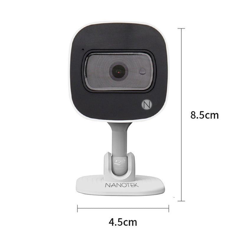 NANOTEK Micro Security Camera - No Subscription Needed, HD Video, Night Vision, Motion Detection | Indoor/Outdoor Home & Office Surveillance