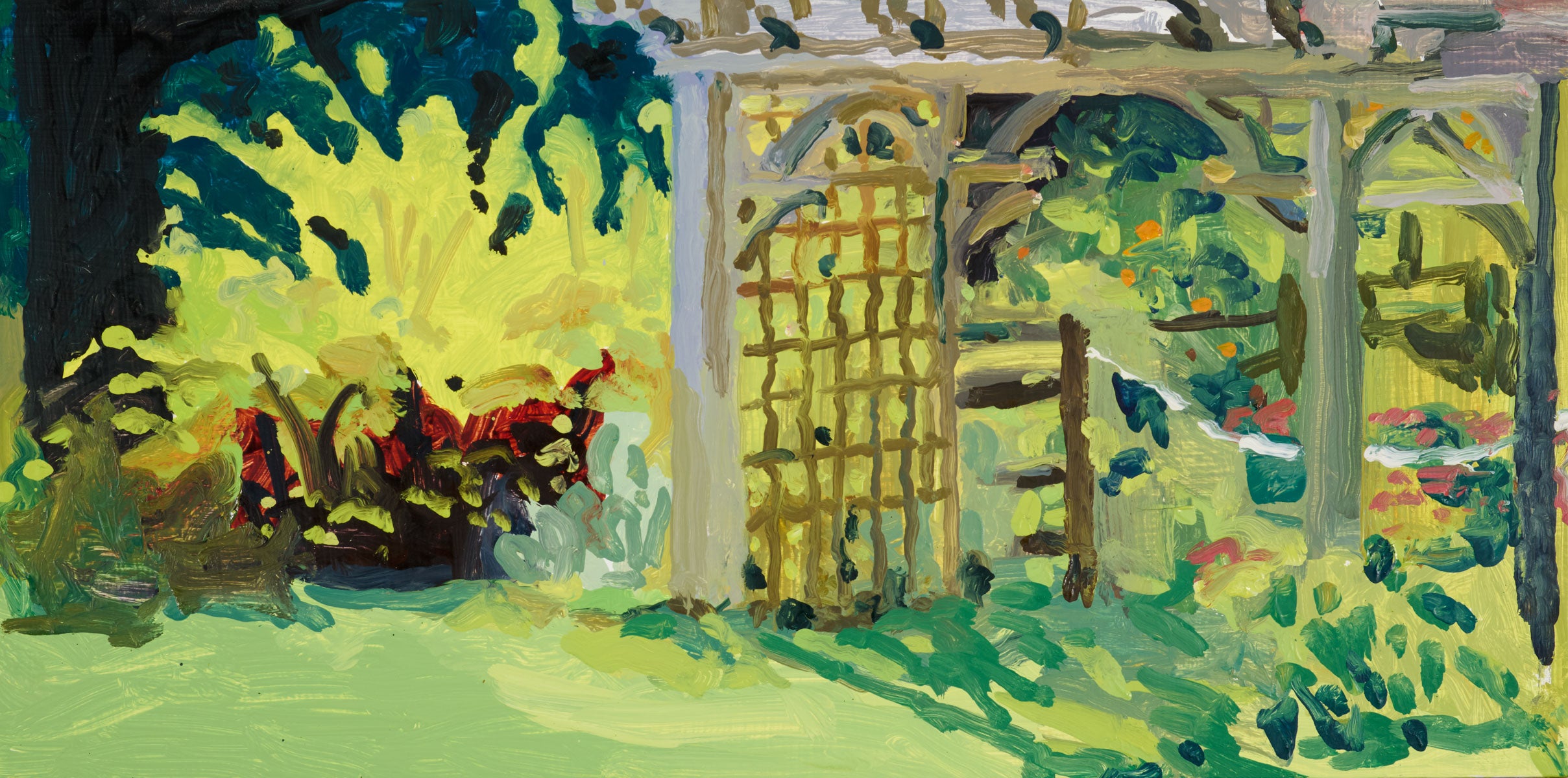 Liz Price Meadowbrook Trellis - Decorative Garden Trellis for Climbing Plants, Outdoor Vine Support - Perfect for Roses, Ivy & Flowering Vines in Backyard, Patio or Garden Decor