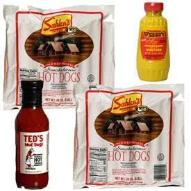 Ted's Hot Dog Grilling Pack - Premium Hot Dogs for BBQ, Camping & Tailgating (1 Count) - Perfect for Summer Cookouts & Outdoor Parties