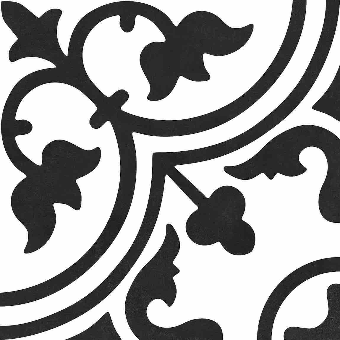 Vintage Patterned Ceramic Tiles 8x8 Inch - Classic Heritage Design for Kitchen Backsplash, Bathroom Floor & Wall Decor