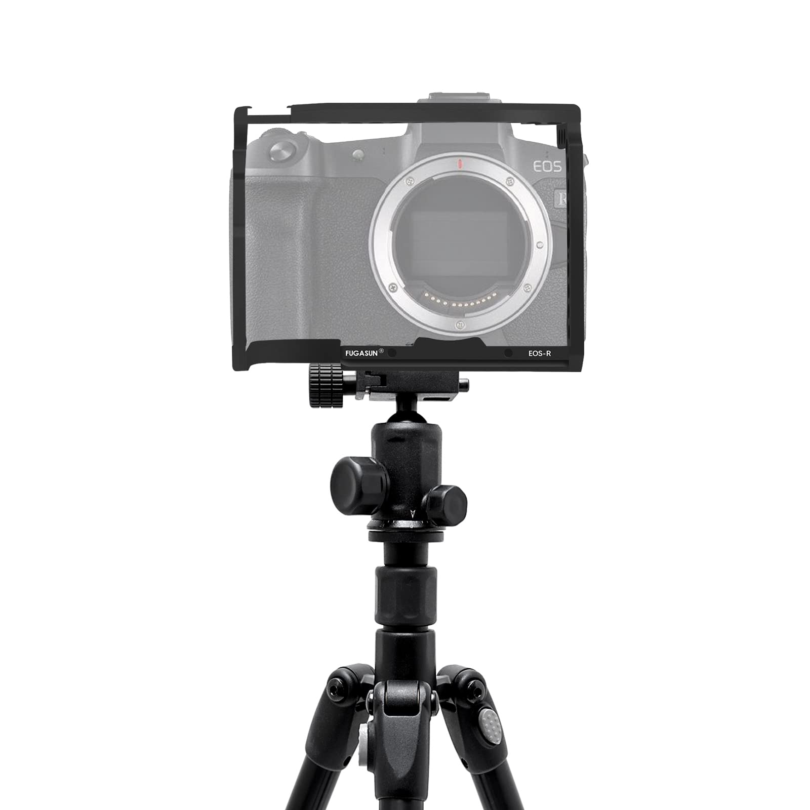 Canon EOS R Camera Cage Rig with Cold Shoe Mount - Durable Aluminum Alloy Protection for DSLR Videography - Perfect for Vlogging, Film Making & Professional Photography