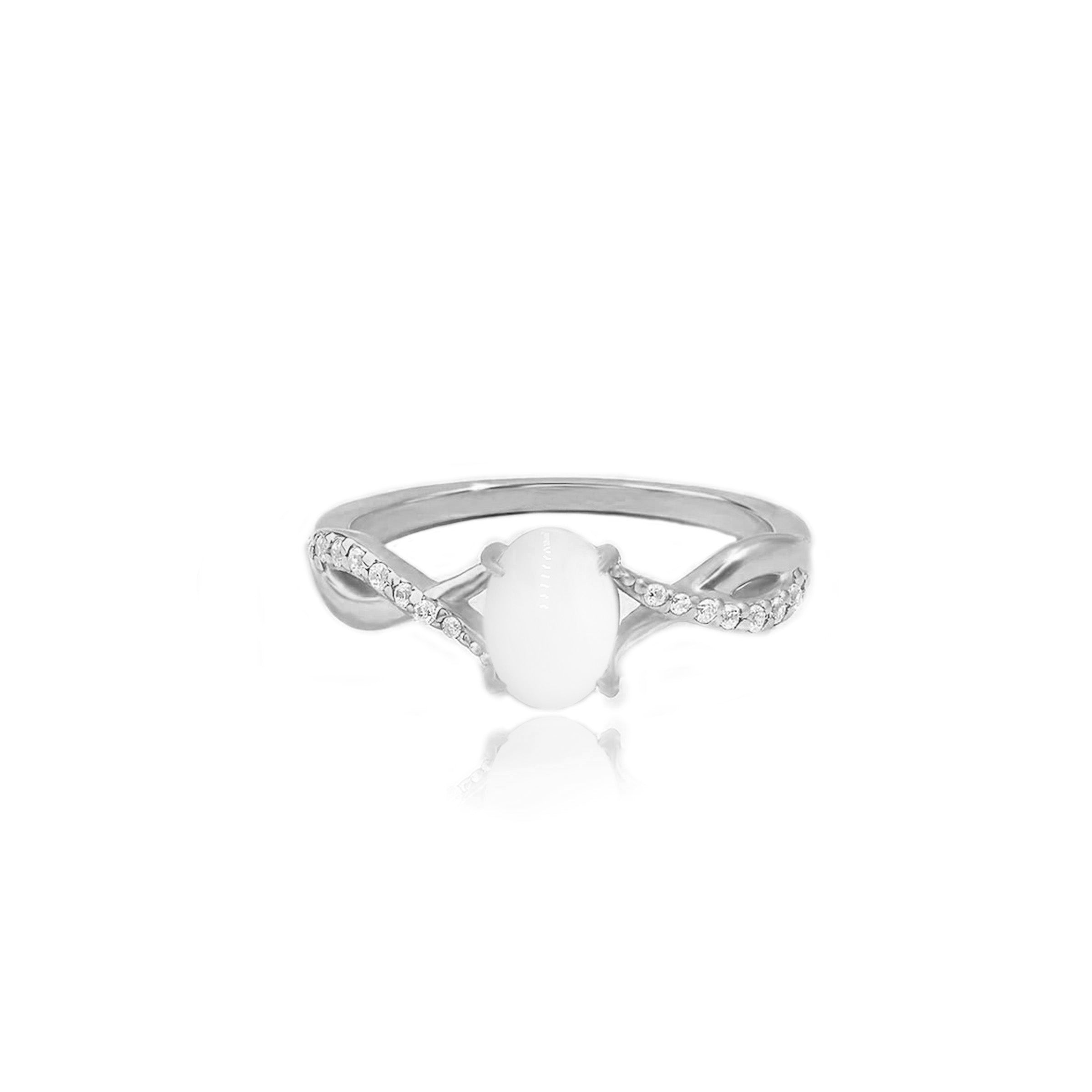 Serene Cradle Breastmilk Ring - Sterling Silver Nursing Jewelry for Breastfeeding Moms - Perfect for Special Moments & Keepsake Gifts