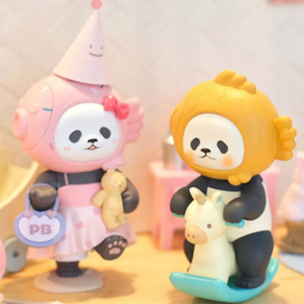 PANPAN Taiyaki Panda Confirmed Box - Cute Japanese Fish-Shaped Snack Container for Home, Office & Party Use - Perfect for Storing Cookies, Candies and Small Treats