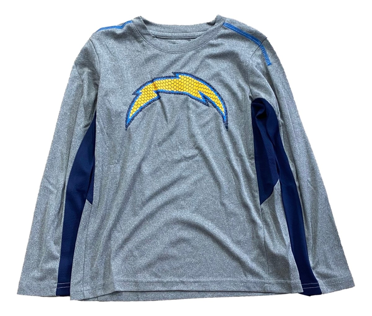 Los Angeles Chargers Kids Long Sleeve Shirt - NFL Team Jersey for Boys & Girls - Comfortable Game Day & School Wear