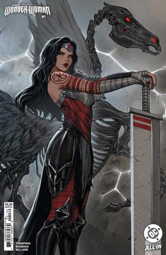 Absolute Wonder Woman #1 3rd Print Cover B Leirix Card Stock Variant - DC Comics Collectible Edition for Superhero Fans & Comic Book Collectors | Perfect for Display, Gifts, and Investment
