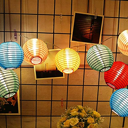 Nylon Multicolored Lights-White