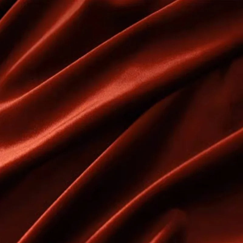 Luxury European Pompom Lace Velvet Curtains - Dark Red Window Drapes for Living Room, Bedroom & Home Decor