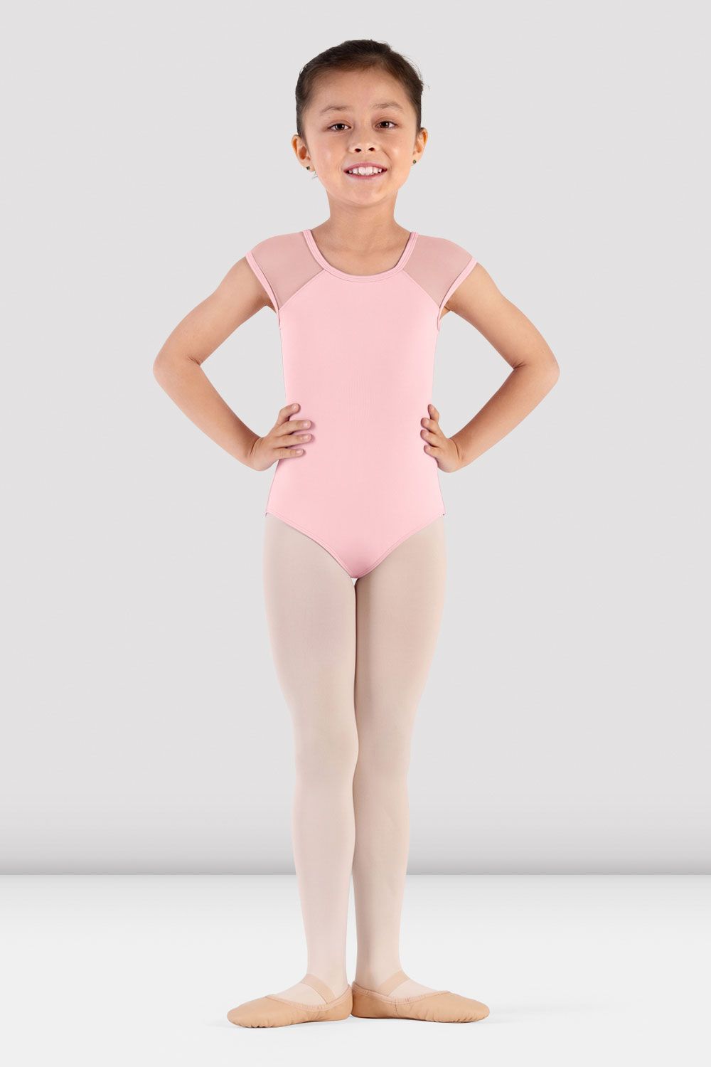 Girls Rafie Mesh Back Leotard - Dance Gymnastics Ballet Leotard for Kids - Perfect for Dance Class, Recitals & Performance
