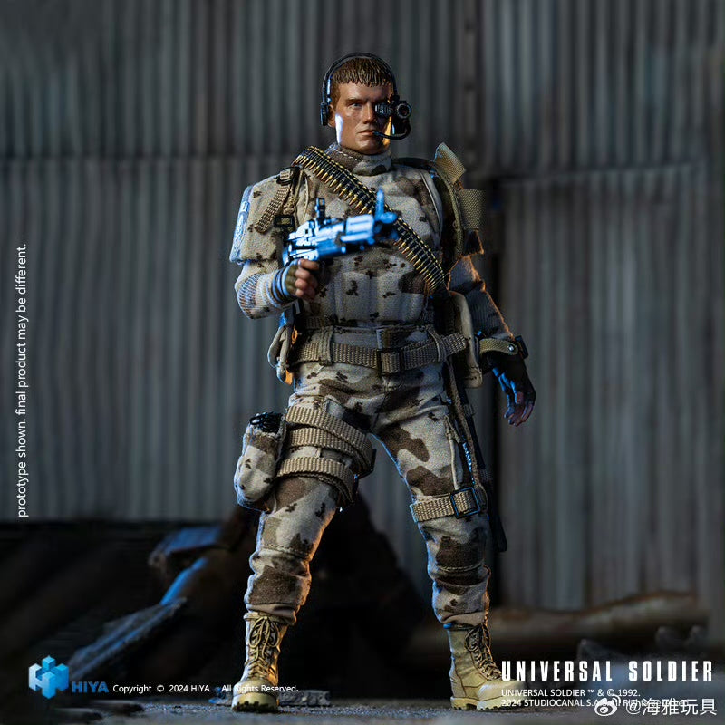 HIYA 6-inch 1/12 Scale Action Figure - Exquisite Super Series Universal Soldier Andrew Scott Collectible - Perfect for Display, Photography & Diorama Scenes