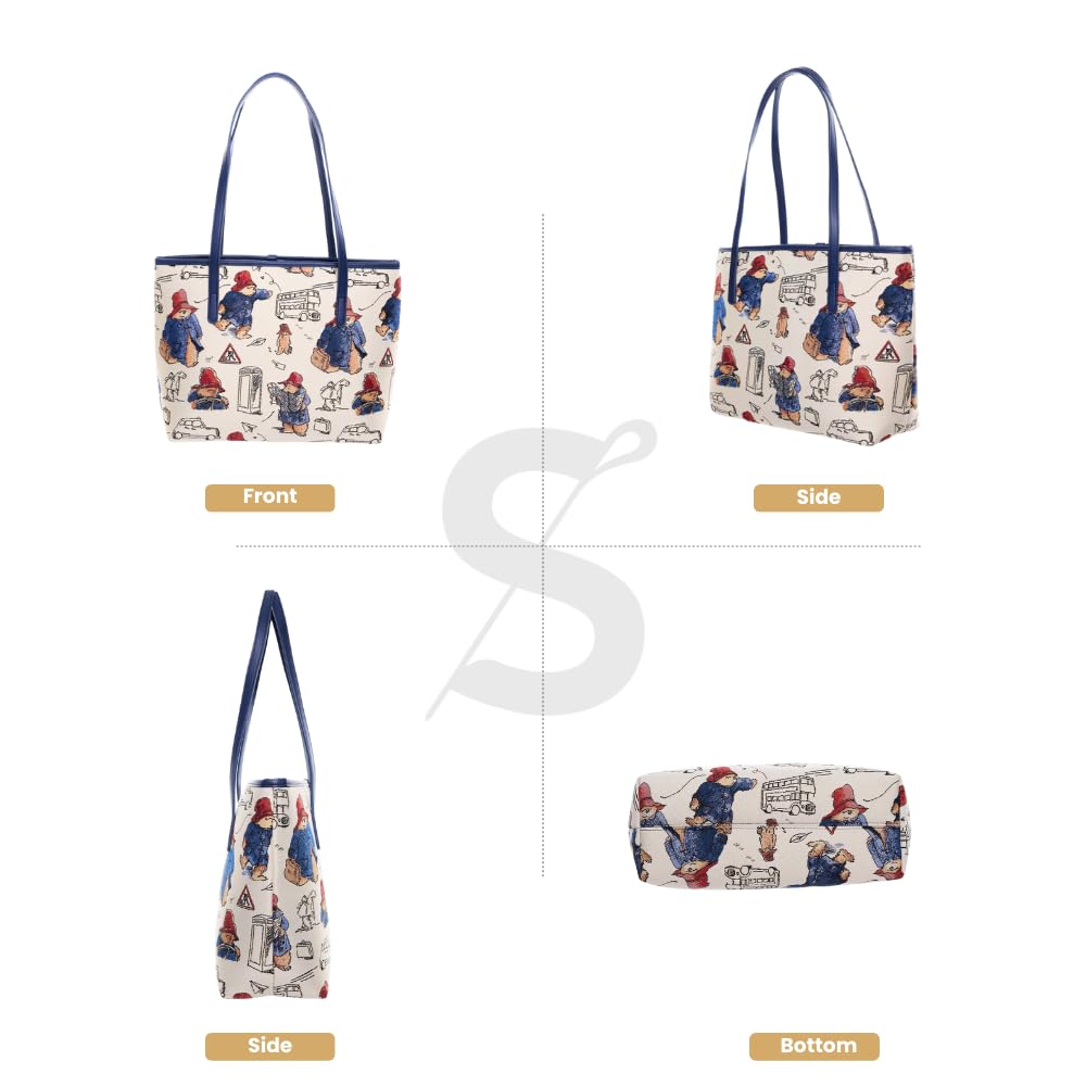 **Signare Stylish Tapestry Shoulder Bag for Women - Durable & Fashionable Tote Bag for Work, Travel & Daily Use | Perfect for Office, Commute & Weekend Outings**