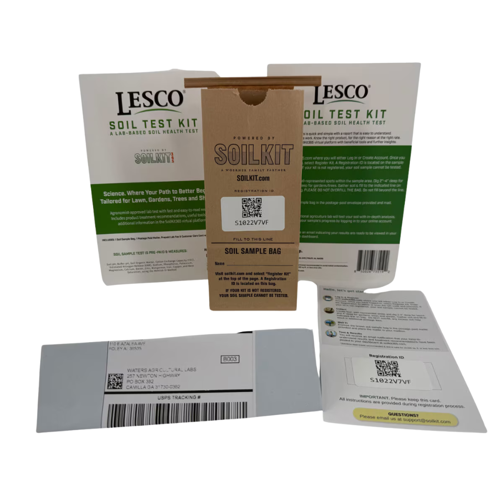 Lesco SOILKIT LESCO SoilKit365 - Professional Soil Testing Kit for Lawn & Garden Care | Accurate pH & Nutrient Analysis for Healthy Plants | Perfect for Home Gardeners, Farmers & Landscapers