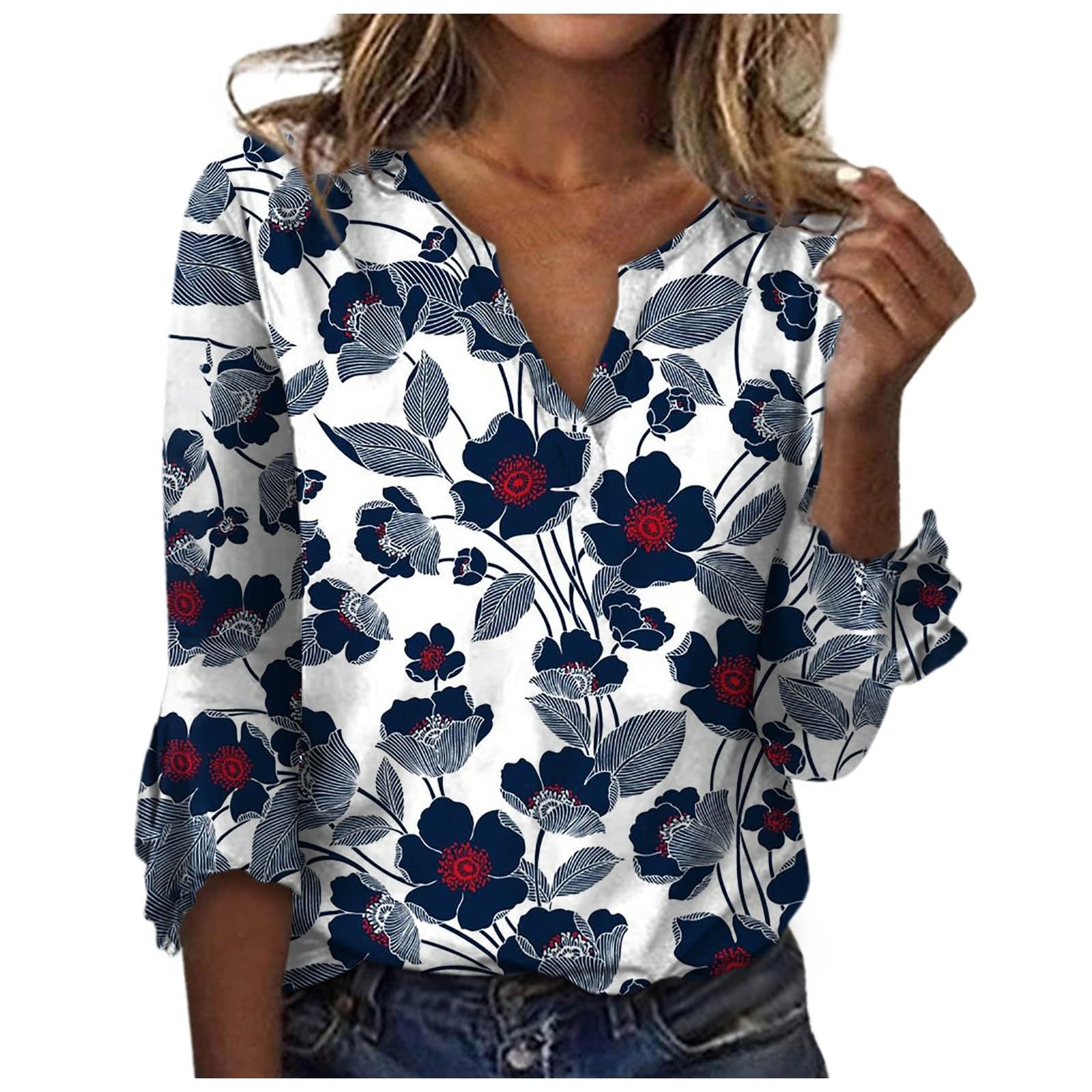 Women's Summer T-Shirts - Breathable Cotton Casual Tops for Ladies | Perfect for Beach, Vacation & Everyday Wear