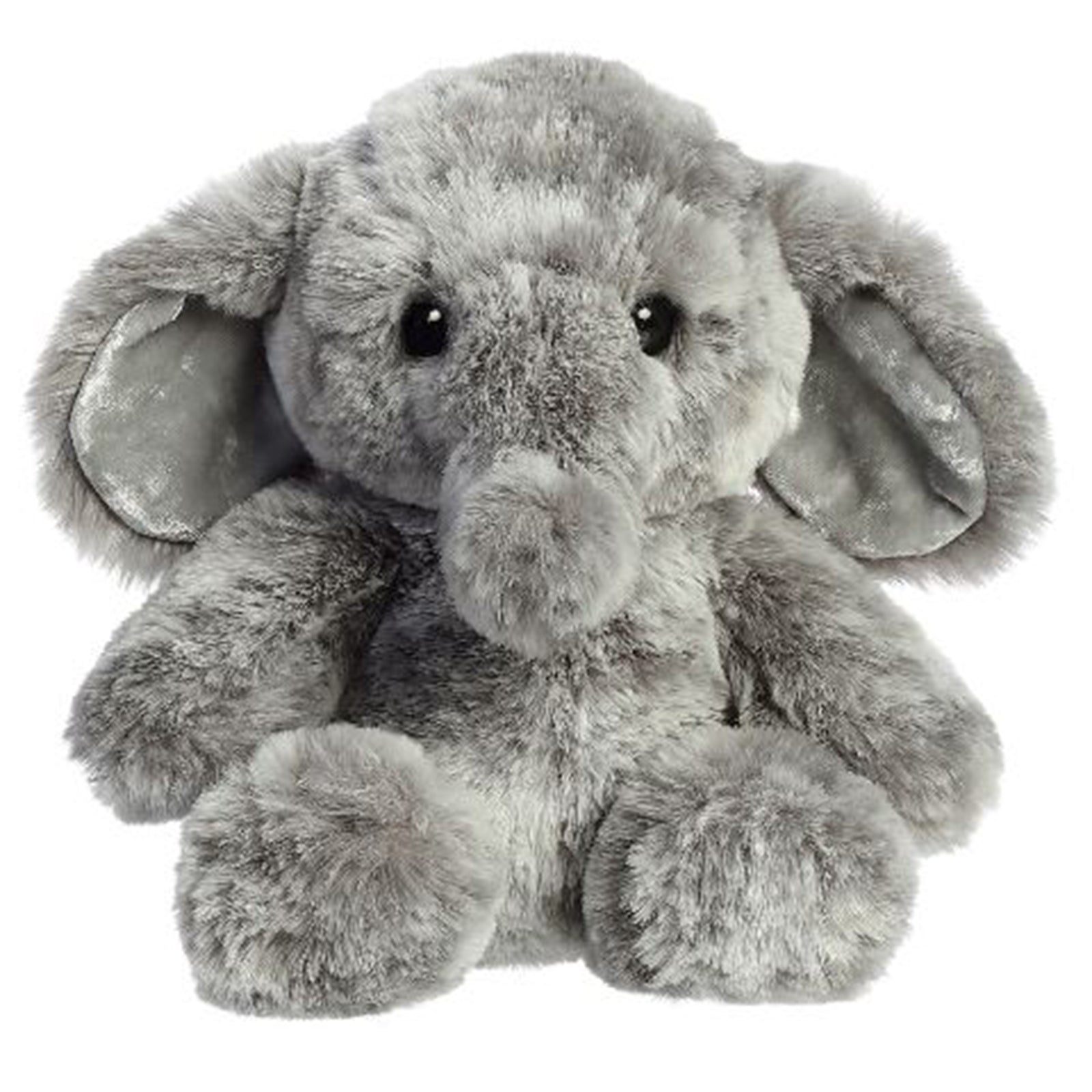 Aurora Ebba Emery M Elephant 13 Inch Plush Stuffed Animal Toy - Soft Cuddly Elephant Plushie for Kids, Nursery Decor, Baby Shower Gift & Collectible