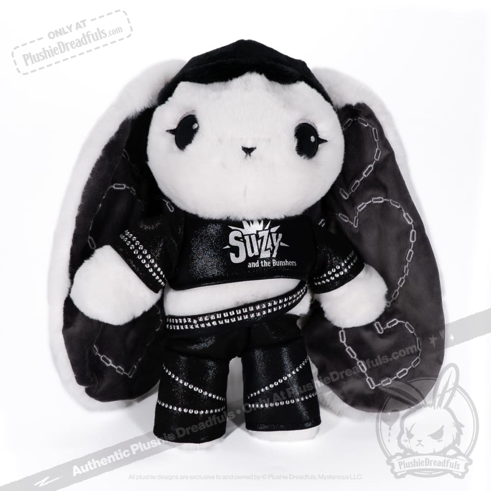 Goth Girl Plushie Dreadfuls - Soft Gothic Stuffed Doll for Alternative Fashion Lovers | Perfect for Bedroom Decor, Halloween Gifts & Emo Aesthetic Collections