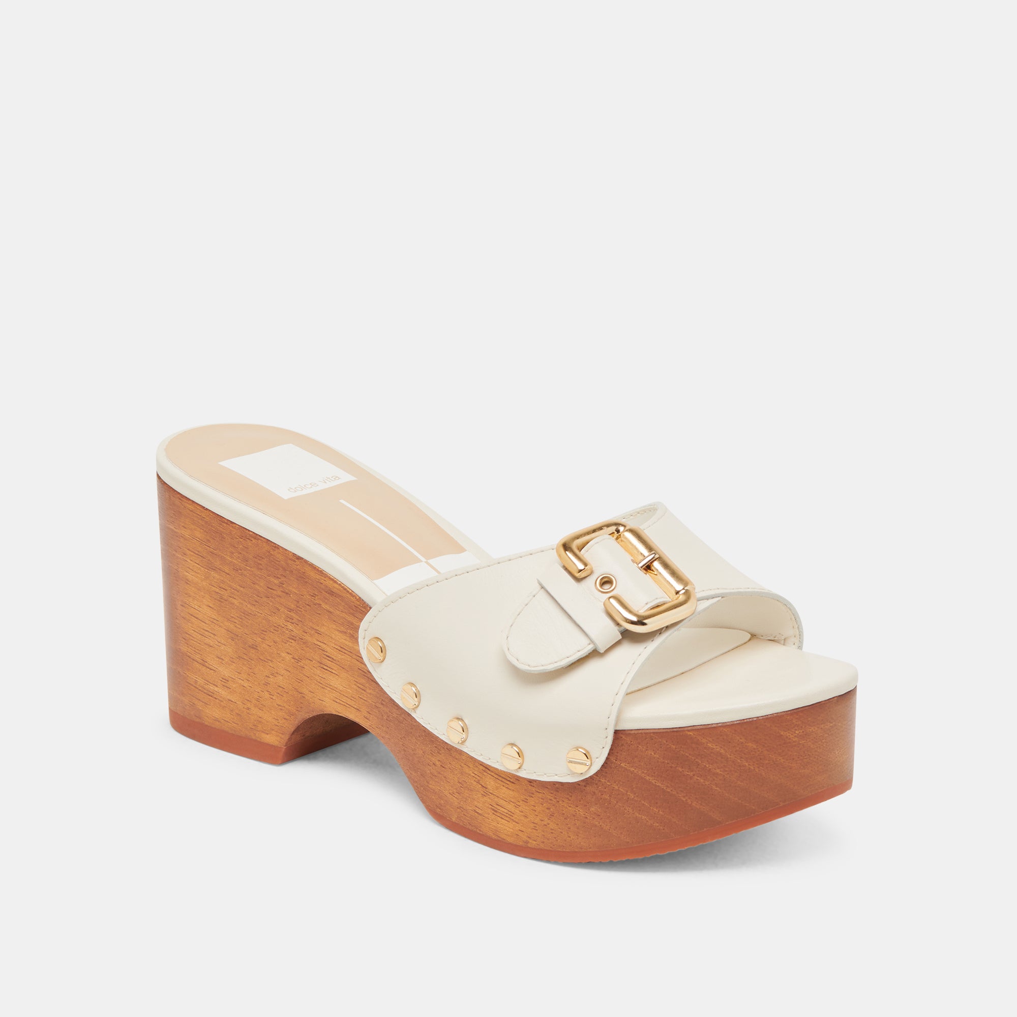 YALAH Women's High Heels - Off White Leather Pumps for Party, Wedding & Evening Wear - Comfortable Dress Shoes for Women