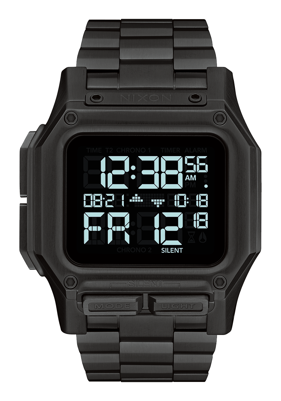 Premium Regulus Stainless Steel All Black Watch - Elegant & Durable Timepiece for Men | Perfect for Business, Formal Events & Everyday Wear
