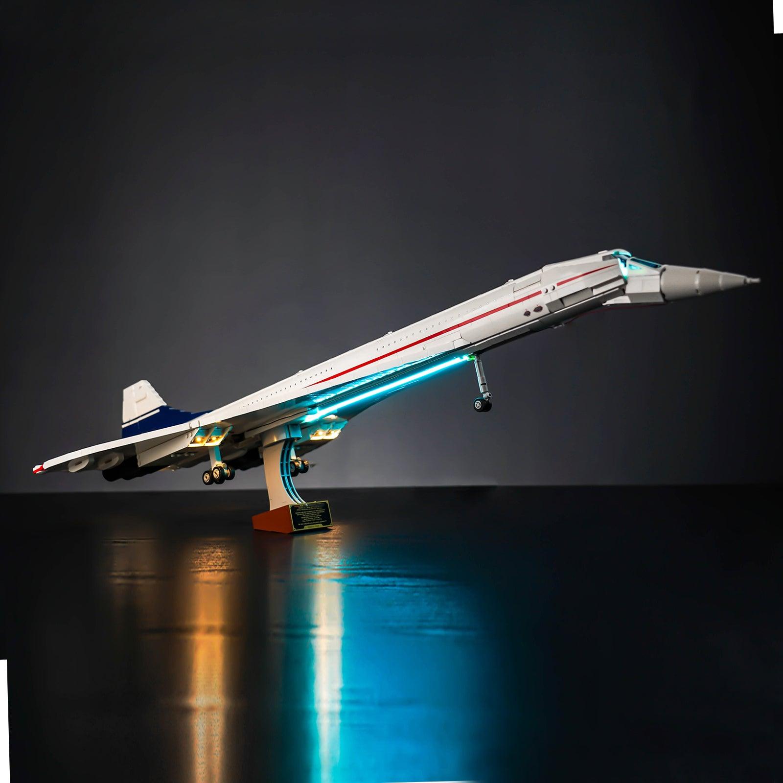 LED Lights Kit for Lego Concorde Icons 10318 - Enhance Your Model with Realistic Lighting Effects | Perfect for Display & Nighttime Play