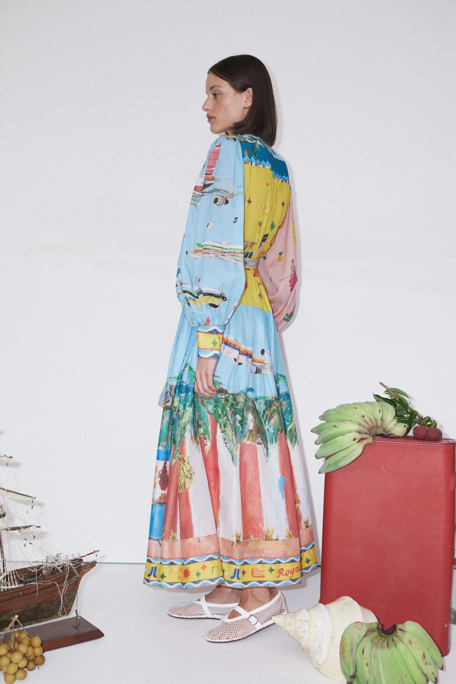 ALL ABOARD SHIRTDRESS - Women's Floral Print Button Down Dress with Belt - Perfect for Office, Date Night & Spring Outfits