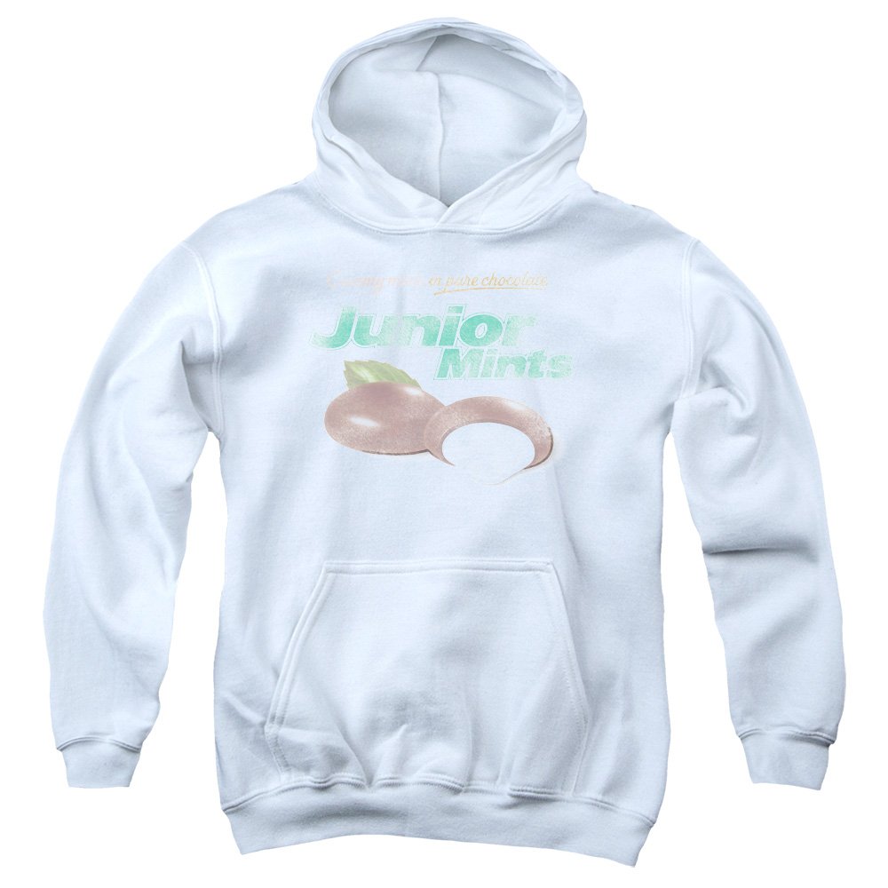 Junior Mints Logo Unisex Hoodie for Kids - Boys & Girls Pullover Sweatshirt - Soft Cotton Comfort Wear for School, Playdates & Family Outings