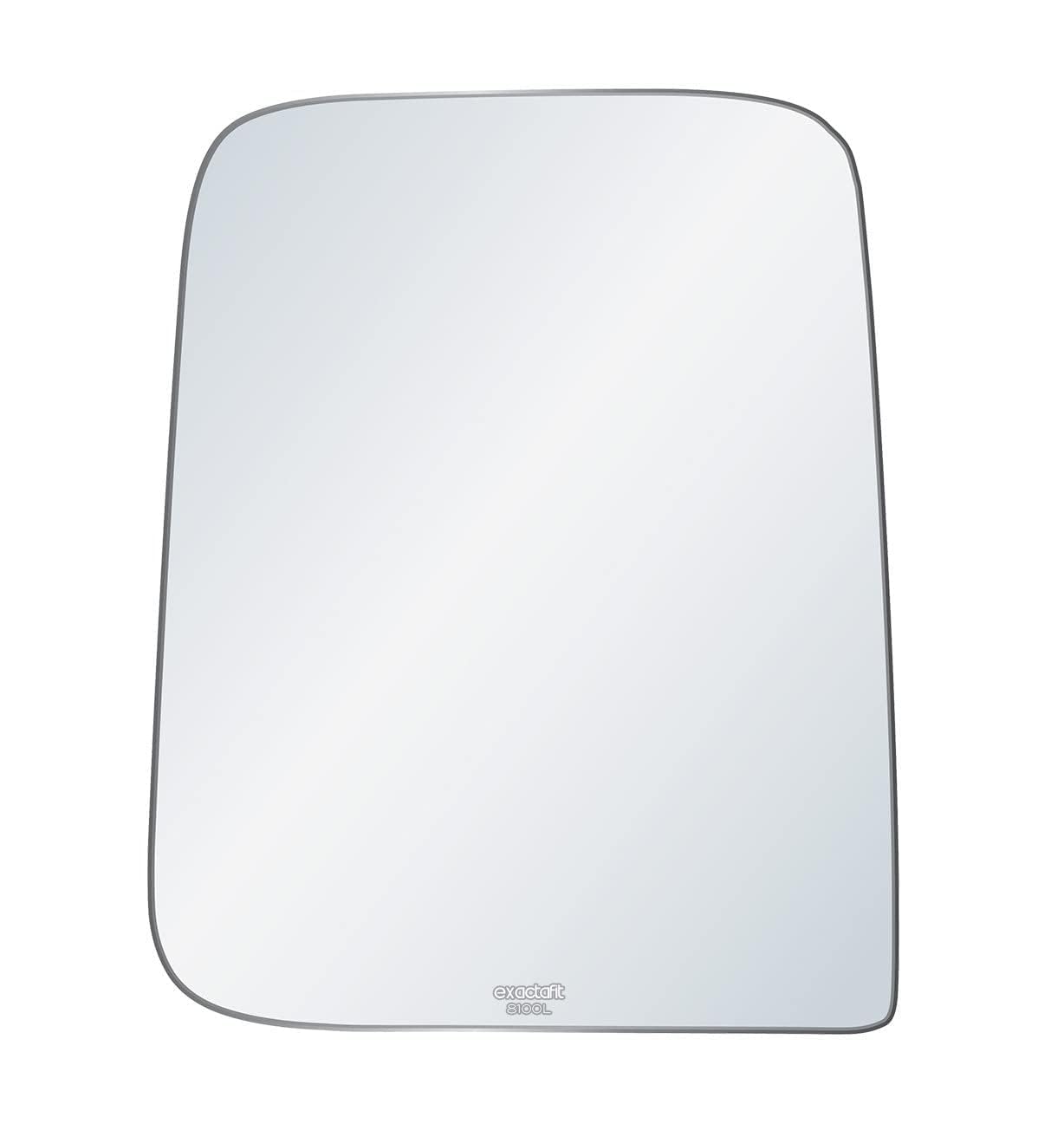 ExactaFit 8100L Driver Side Mirror Glass Replacement for 1987-2002 Jeep Wrangler & 1997-2002 Jeep TJ - Perfect Fit, Easy Installation - Ideal for Off-Roading, Daily Commuting & Vehicle Restoration