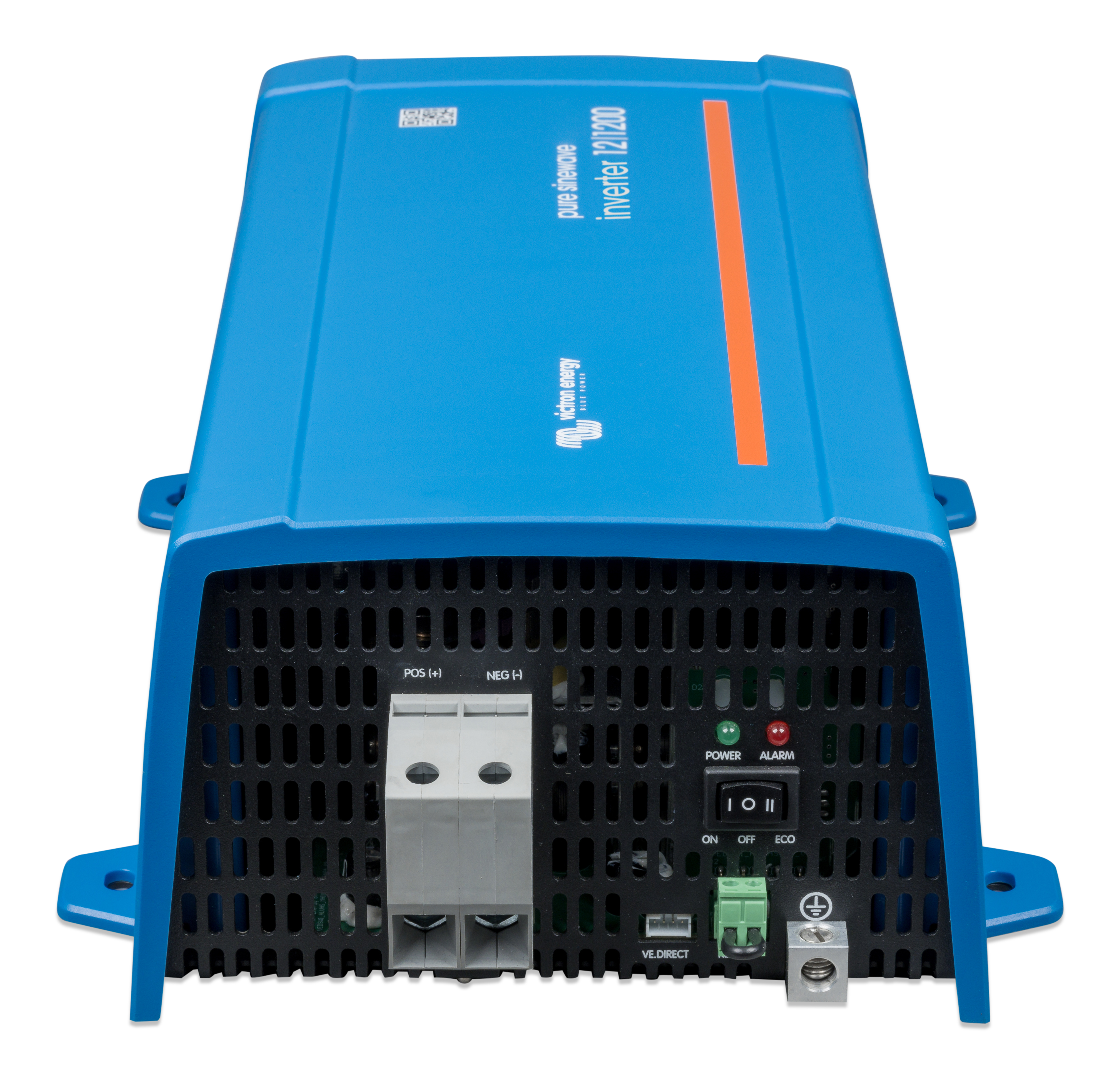 Phoenix 12V 1200W Pure Sine Wave Inverter with VE.Direct & NEMA GFCI Outlet - PIN122122510 for RVs, Boats, Off-Grid Solar Power Systems