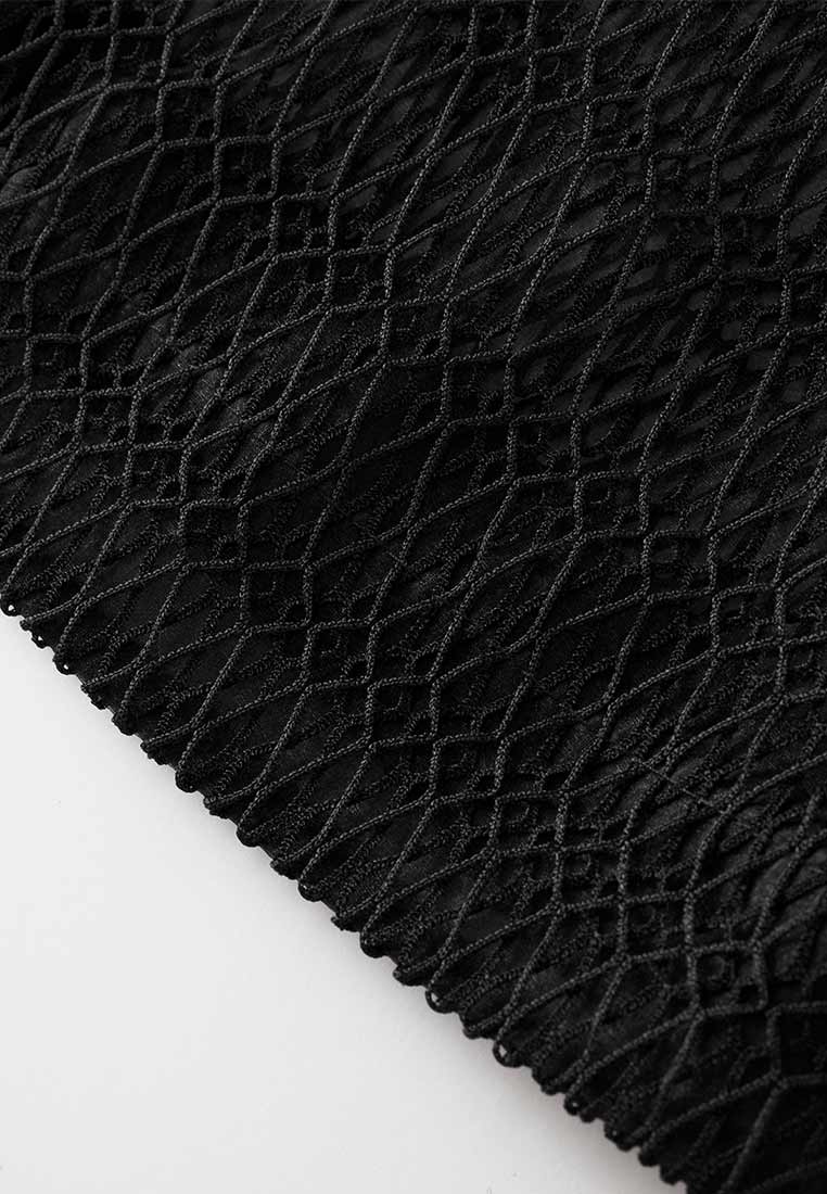 Mesh Beaded Detail Lapel Vest for Women - Elegant Fashion Statement - Perfect for Weddings, Parties & Evening Events