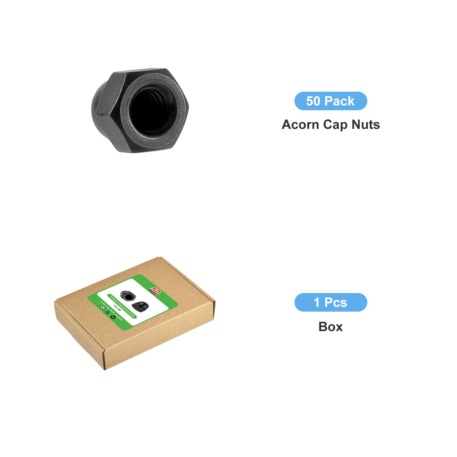 50Pcs 1/4
