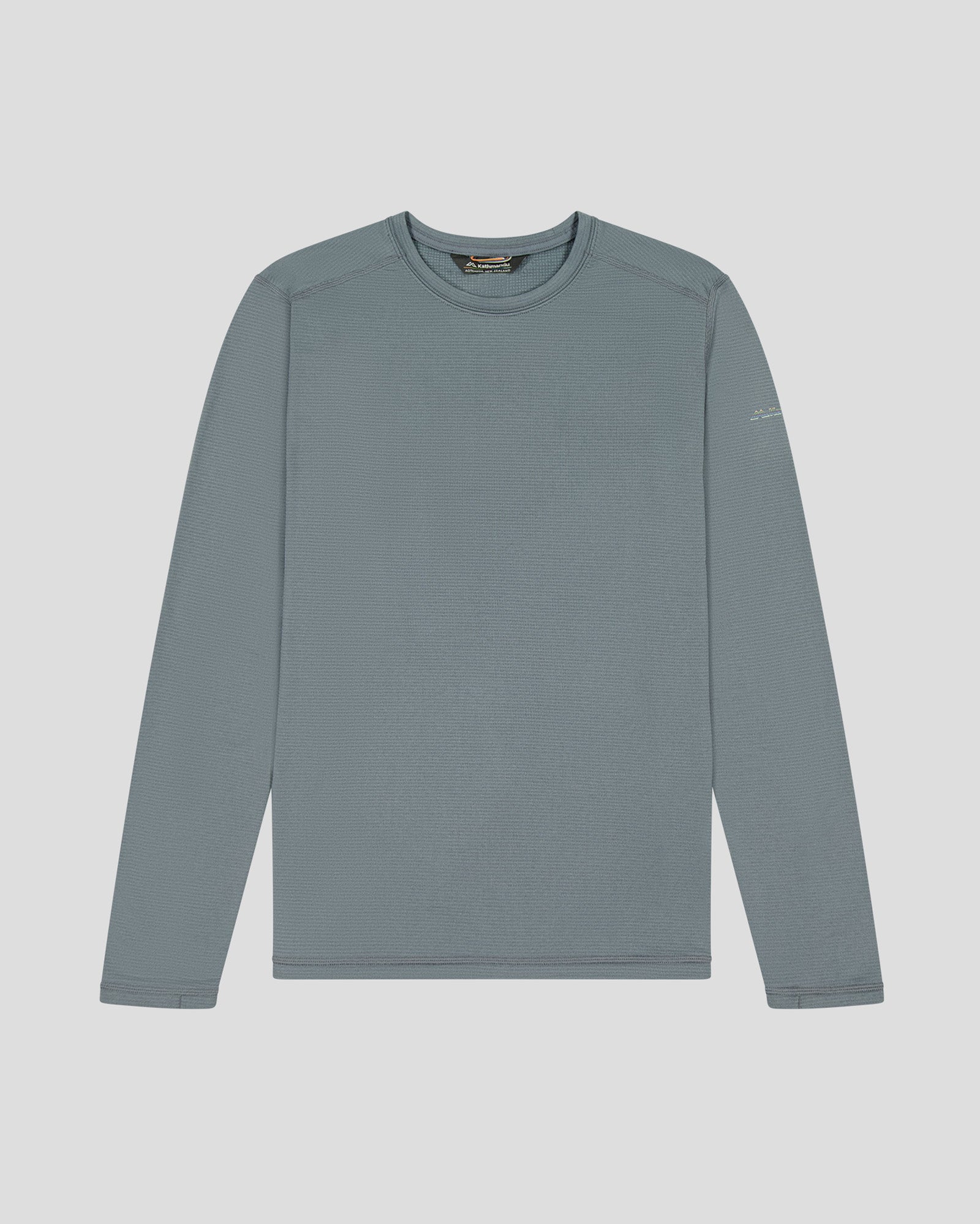 Men's Seeker Fleece Long Sleeve Top - Warm Winter Base Layer for Hiking & Outdoor Activities | Moon Color