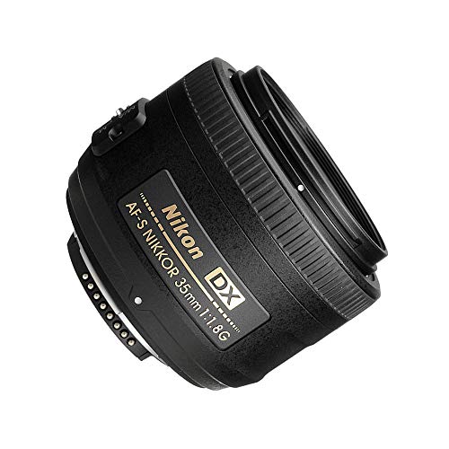 Nikon AF-S DX NIKKOR 35mm f/1.8G Prime Lens for Portrait, Low Light & Street Photography - Compatible with Nikon DSLR Cameras