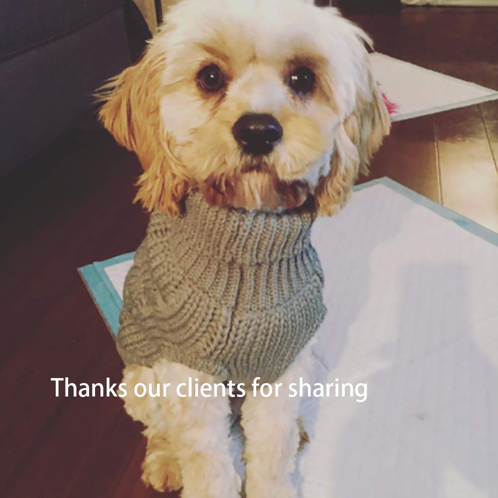 Petcee Dog Sweater - Turtleneck Winter Coat for Extra Large Dogs (2XL) | Warm & Cozy Cold Weather Apparel for Outdoor Walks & Indoor Comfort