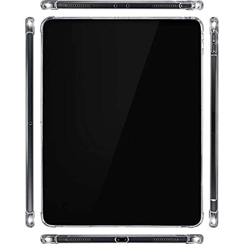 Skinit Clear Protective Case for iPad Pro 12.9 Inch (2020 Model) - Official Warner Bros Wonder Woman Color Blast Design | Slim Scratch-Resistant Cover for Work, School & Travel